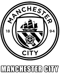 The badge, which has been described. Manchester City Football Club Logo Topcoloringpages Net