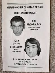 Maybe you would like to learn more about one of these? Irish Boxers Pat Mccormack British Light Welterweight Facebook