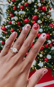 Dip powder manicures can last up to a month, which is twice as finally, paint nails with the activator, which bonds the color powder into a lacquered gloss, and apply a top coat for extra strength. 42 Festive Christmas Nail Ideas 2020 Christmas Nail Art Ideas