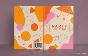 Colorful Party Journal Book Cover Design Ad Sponsored Sponsored Journal Design Cover Party In 2020 Creative Book Covers Cover Design Book Journal