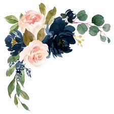 Navy Blue And Blush Pink Floral Country Wedding Square Sticker Zazzle Com In 2020 Floral Watercolor Watercolor Flowers Flower Painting