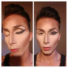 Indian crossdresser's transformation from male to female in blue saree. Male To Female Makeup Transformation 9 Steps With Pictures Instructables