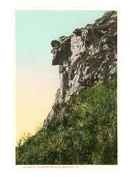Old Man Of The Mountains White Mountain New Hampshire Art Print Art Com Old Man Of The Mountain New Hampshire White Mountains