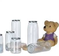 Transparent PET Bottles 250ml 330ml 500ml Plastic Body Eco-Friendly Easy  Open End Sealed for Drinking Beverage for Soda