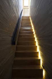 Stair Design Idea Include Hidden Lights To Guide You At Night And To Highlight The Design Of The Staircase Stairs Design Staircase Design Green Facade