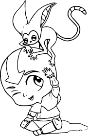 34 avatar the last airbender coloring pages for printing and coloring. Cool Aang And Momo Day Silent Haze Avatar Coloring Page Princess Coloring Pages Printables Princess Coloring Pages Pokemon Coloring Pages