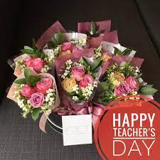 Whether you're surprising them for their birthday, congratulating them on a life event, giving thanks, or sympathy, floral arrangements of all kinds are the perfect way to say it. I N S T A G R A M Flower By K Flowerbyk Teachers Day Bouquet With Carnation And Two Tone Roses Happy Teachers Day Teachers Day Bouquet
