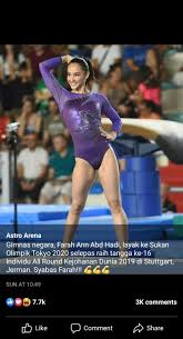 Farah ann wears oversized sweater by loewe and jewellery by chopard. Some M Sians Criticise National Gymnast For Revealing Attire After She Qualifies For 2020 Olympics Mothership Sg News From Singapore Asia And Around The World