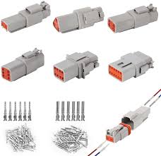 Amazon.com: Deutsch DT Connector Kit in 2,3,4,6,8,12 Pin Configurations,  Size 16 Stamped Contacts, Sealed Automotive Electrical Connectors, with 35  Pairs Barrel Style Solid Terminals Pin Sockets 14-20 AWG : Automotive