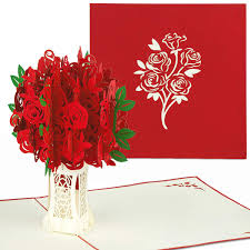Happy birthday for her funny happy birthday pictures birthday wishes quotes happy birthday quotes happy birthday greetings birthday messages card birthday birthday ideas birthday. Papercrush Pop Up Card Flowers Red Roses 3d Pop Up Birthday Card For Her Romantic Anniversary Card Handmade Wedding Day Card For Wife Girlfriend Partner Buy Online In Chile At Chile Desertcart Com Productid