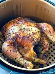 I have a 4 1/2 pound whole chicken. Air Fryer Whole Chicken Belle Of The Kitchen