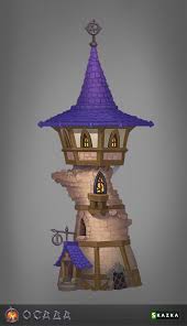 Siege Mage Tower By Gimaldinov On Deviantart Environment Concept Art Building Concept Building Art
