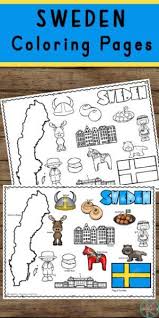 Get crafts, coloring pages, lessons, and more! Free Sweden Coloring Pages Learn About Sweden A Fascinating Country In Scandinavia A Region Of Northern Europ Sweden Bible School Crafts Geography For Kids