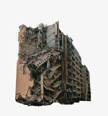 House Collapse Post Apocalyptic Art Monument Architecture Apocalypse Art