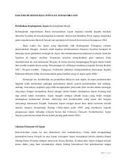 Faktor kedatangan jepun ke negara kita pages 1 10 text version anyflip. Faktor Pendudukan Jepun Di Tanah Melayu Docx Faktor Pendudukan Jepun Di Tanah Melayu Perubahan Kepimpinan Jepun Kebangkitan Meiji Kebangkitan Course Hero