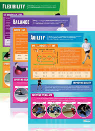 Buy Components Of Physical Fitness Poster Set Set Of 12