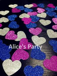 The colors you would coordinate with are royal blue, gold and possibly white/cream. New 400pcs Hot Pink Royal Blue Silver Heart Confetti Wedding Confetti Bridal Baby Shower Party Decorations Table Setting Scatter Heart Confetti Baby Showerwedding Confetti Aliexpress