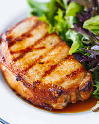 Allow to set 10 minutes before cutting into the meat. Grilled Beer Marinated Pork Chops