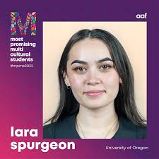 Meet the 2022 Most Promising Multicultural Students Class! aaf.org/mpms  #mpms2022 Thida Sok Southern Methodist University Ian Craig Solano  University of Southern California Lara Spurgeon University of Oregon Simon  Talluri University of South