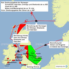 Schon ein einziger blick auf die schottland karte ist voller verheißungen und lässt erahnen, welch wunderschönes land besucher erwartet. Siedlungsgebeiet Der Wikinger In England Und Irland Von Mrock13 Landkarte Fur Das Vereinigtes Konigreich