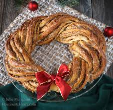 Download the perfect christmas coffee pictures. Sweet Nut Holiday Bread Wreath Hostess At Heart
