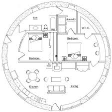 Earthbag House Plans Also Would Work As A Yurt Design Round House Plans Round House House Floor Plans