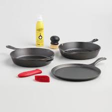 Lodge Cast Iron Gourmet Cookware Set Cookware Set Gourmet Cookware Cleaning Cast Iron Skillet