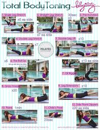 pilates bootcamp total body toning printable blogilates