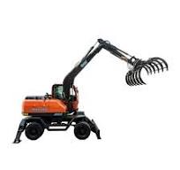 Jg95z 8 Ton Cotton Grapple Loader Wheel Cotton Grapple Excavator for Cotton  Handling