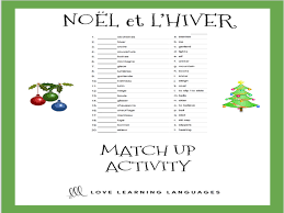 This worksheet contains 18 conversation cards, a quotes box and a matching exercise. French Noel Match Up Activities French Christmas Worksheets Teaching Resources