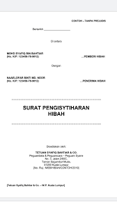 Yang bertandatangan dibawah ini : Syafiq Bahtiar On Twitter Salam Semoga Bermanfaat Contoh Penuh Surat Pengisytiharan Hibah Dan Perintah Pengesahan Hibah Oleh Mahkamah Syariah Ingat Ini Contoh Shj Ini Bukan Neelofa Neelofa Yang Sebenar Contoh Hibah Utk