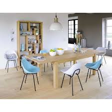 Table De Salle A Manger A Rallonges En Bois L 200 Cm 12 Seater Dining Table Open Plan Kitchen Living Room Furniture
