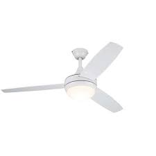 Harbor Breeze Beach Creek 44 In White Led Indoor Ceiling Fan With Light Kit And Remote 3 Blade At Lowe S Make A In 2020 Ceiling Fan With Light Fan Light Ceiling Fan