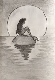 Easy Things To Draw When Bored7 Jpg 600 869 Pixels Cool Drawings Disney Drawings Sketches Mermaid Drawings