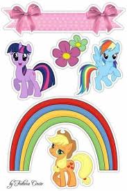 Topo De Bolo Kuda Poni Ide Pesta Kartun