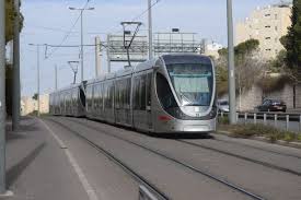 Light Rail In Jerusalem Near Damascus Gate Light Rail Damascus Gate Old City