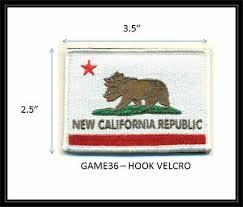 Check spelling or type a new query. New California Republic Flag Fallout Patch Game30 9 99 Picclick