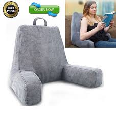 Want a bed pillow that not only makes watching tv relaxing but also provides you with the same comfort of reading a book while lounging on a recliner? Reading Tv Bed Rest Pillow Backrest Support Foam Cushion Soft Arm Back Large New Ziraki Bed Rest Pillow Bed Rest Foam Cushions