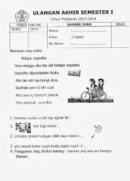 Savesave soal bahasa jawa kelas 4 semester 2 materi aksara. Soal Basa Jawa Kelas 4 Guru Galeri