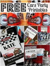 Free Cars Birthday Party Printables All Things G D Race Car Birthday Party Cars Birthday Party Disney Cars Theme Birthday Party