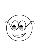 Er traegt die brille auf dem kopf. Malbilder Emojis Smileys Und Gesichter Ausdrucken