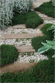 Pavers Pebbles Ground Cover Backyard Walkway Rock Garden Landscaping Garden Pathway