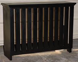 Radiator Cover In True Black Stain The Finishing Touch For A Customers Remodeled Bathroom This Radiator Cover Is Stained Flat Black With A Matte Finish