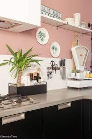 inspiratie voor een oud roze muur interiortwin keuken ideeen kleur roze muren roze keuken