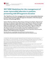 We did not find results for: Pdf 2017 Esc Guidelines For The Management Of Acute Myocardial Infarction In Patients Presenting With St Segment Elevation