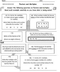 Factors And Multiples Worksheets Set Of 5 Factors And Multiples This Or That Questions Math Lessons