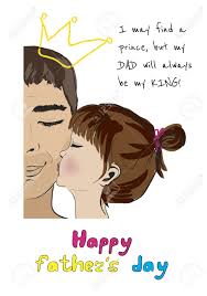 Imagenes de feliz dia del padre mi amor is important information accompanied by phot. Feliz Dia Del Padre Tu Eres Mi Rey Hija Que Besa Padre Dibujado A Mano De Vectores El Estilo De Dibujo Tarjeta De Felicitacion Para El Dia De Padre Ilustraciones Vectoriales Clip