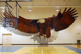 Image Result For High School Mural Designs Eagle School Murals Mural Mural Design