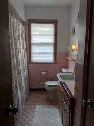 You can also check our white, green and grey bathroom ideas. Vintage Pink Bathroom Rental Ideas
