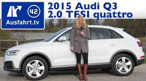 The q3 fits easily into tight parking spaces, and it has a comfortable ride over broken pavement. 2014 Audi Q3 2 0 Tfsi Quattro S Tronic Facelift Kaufberatung Test Review Youtube
